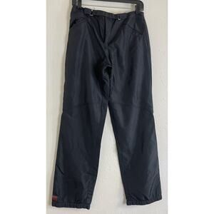 Ralph Lauren Womens Pants Black Size 6 Vintage RL 67 Zip Legs 100% Nylon Y2K